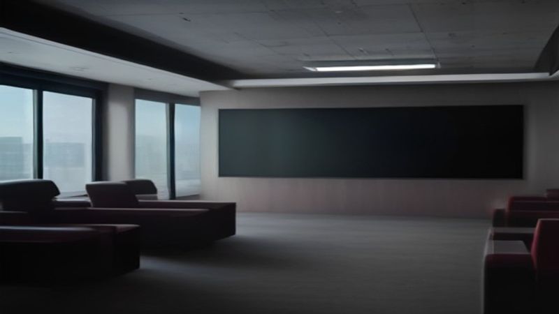 私人影院包厢内柔和灯光与宽幅银幕亮起的观影场景